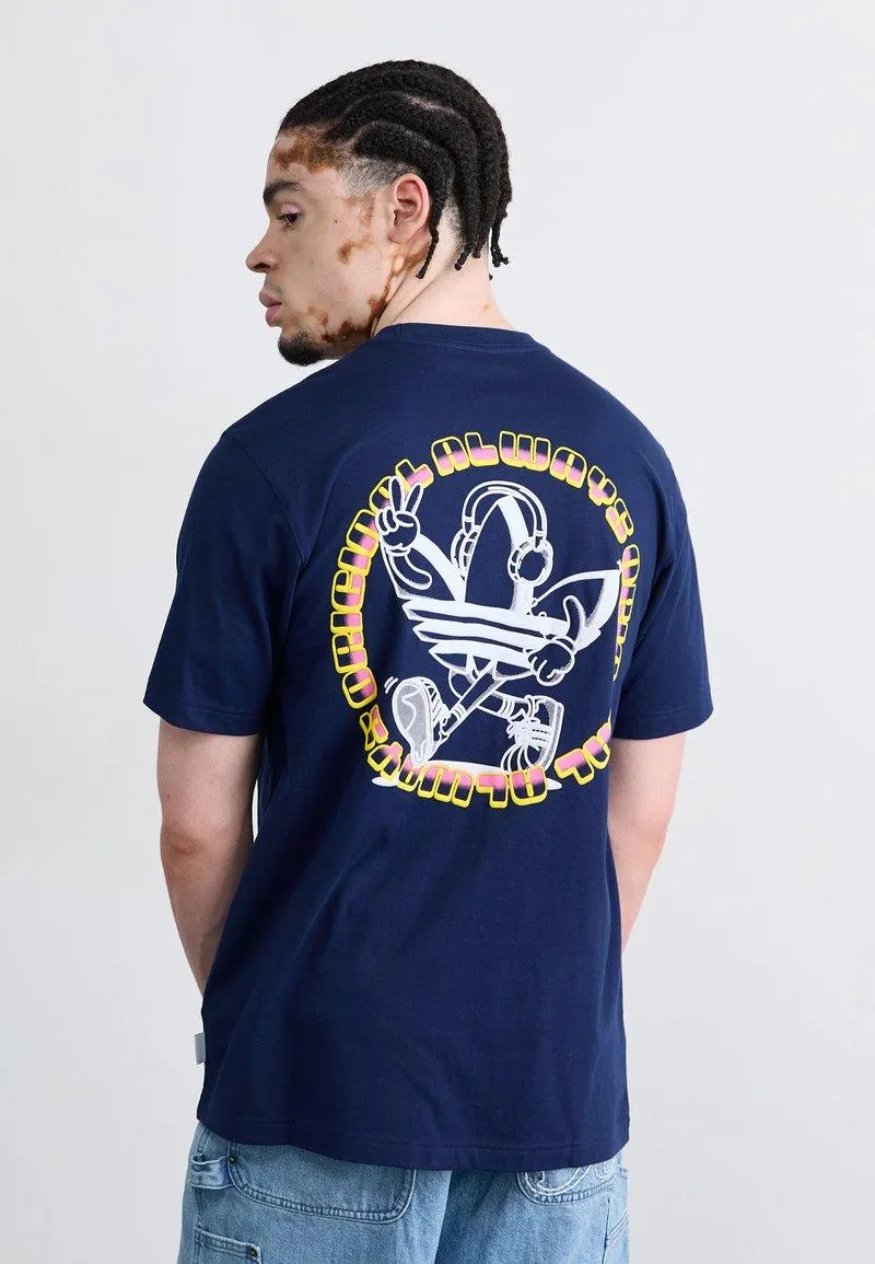 GRAPHIC TEE UNISEX - Camiseta estampada - night indigo