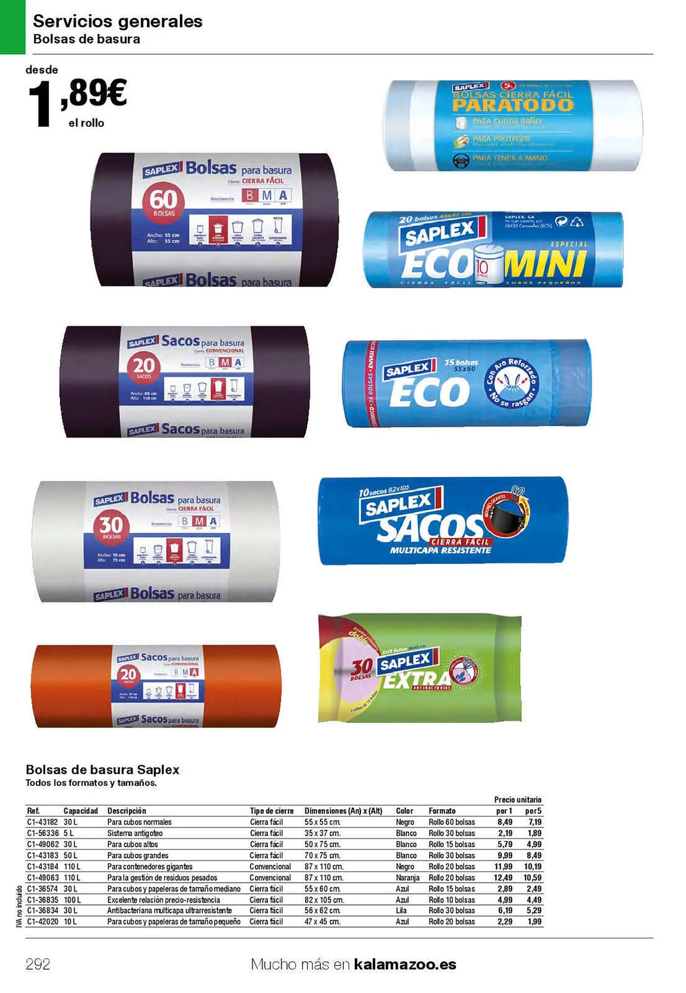 Catálogo de Folleto Staples Kalamazoo 27 de enero al 31 de julio 2023 - Página 292