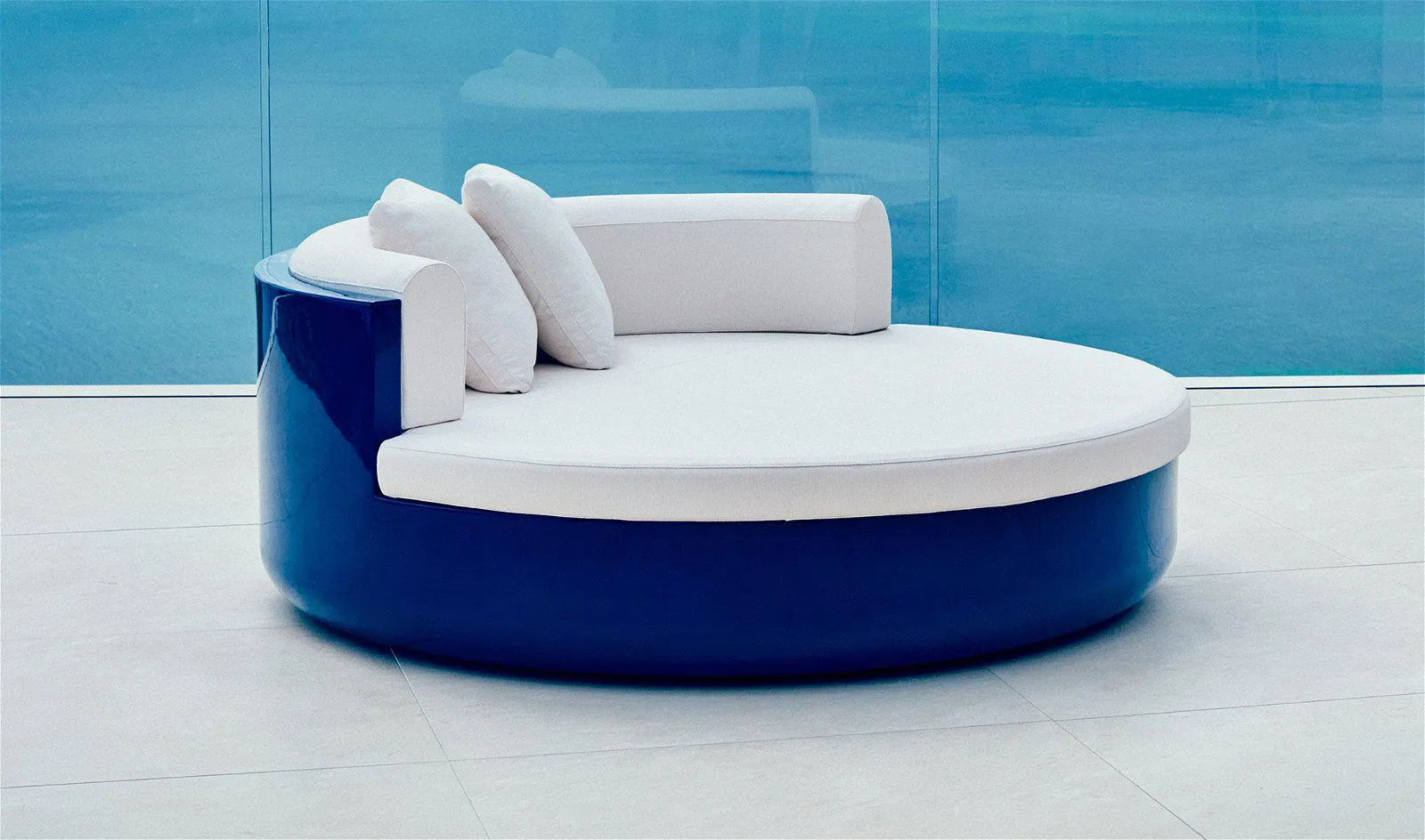 Cama redonda de jardín Vela