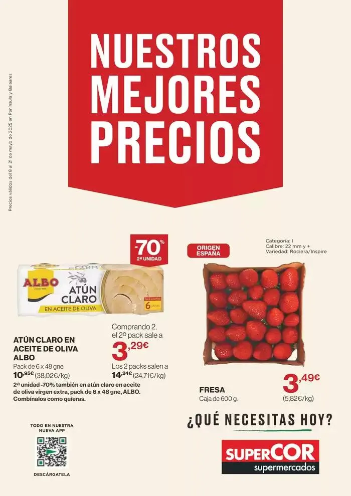 Catálogo de Precios válidos del 8 al 21 de mayo de 2025 en Península y Baleares 8 de mayo al 21 de mayo 2025 - Página 1
