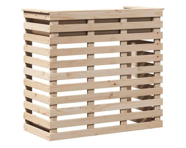 vidaXL mesa alta bar de jardín madera maciza de pino 113,5x50x103 cm