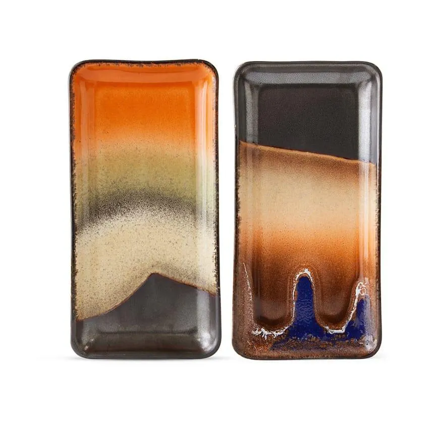 Set de bandejas pequeñas 70's, 2-pack Veinticuatro horas