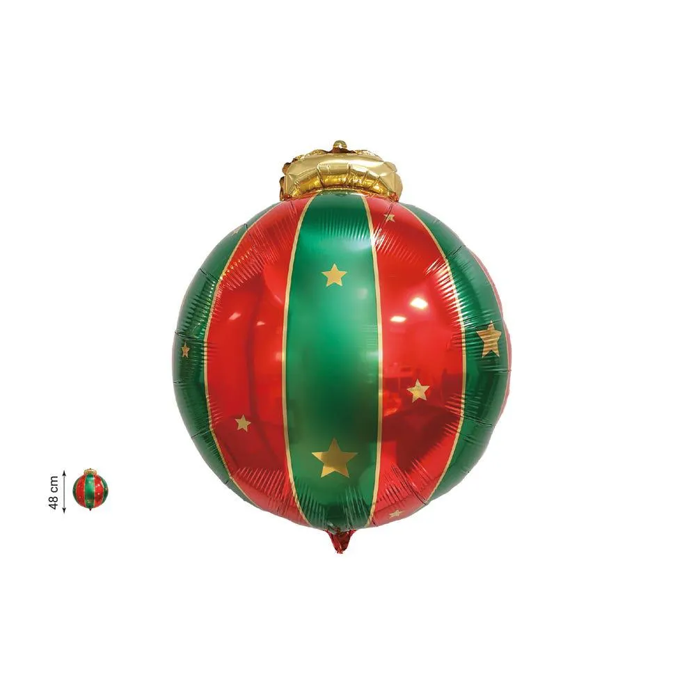 Globo forma bola de navidad