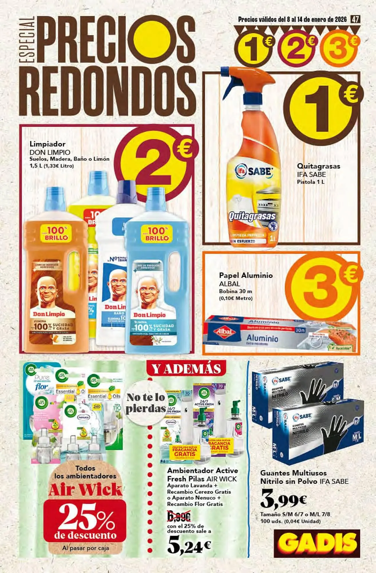Catálogo de Folleto Gadis 8 de enero al 14 de enero 2026 - Página 47