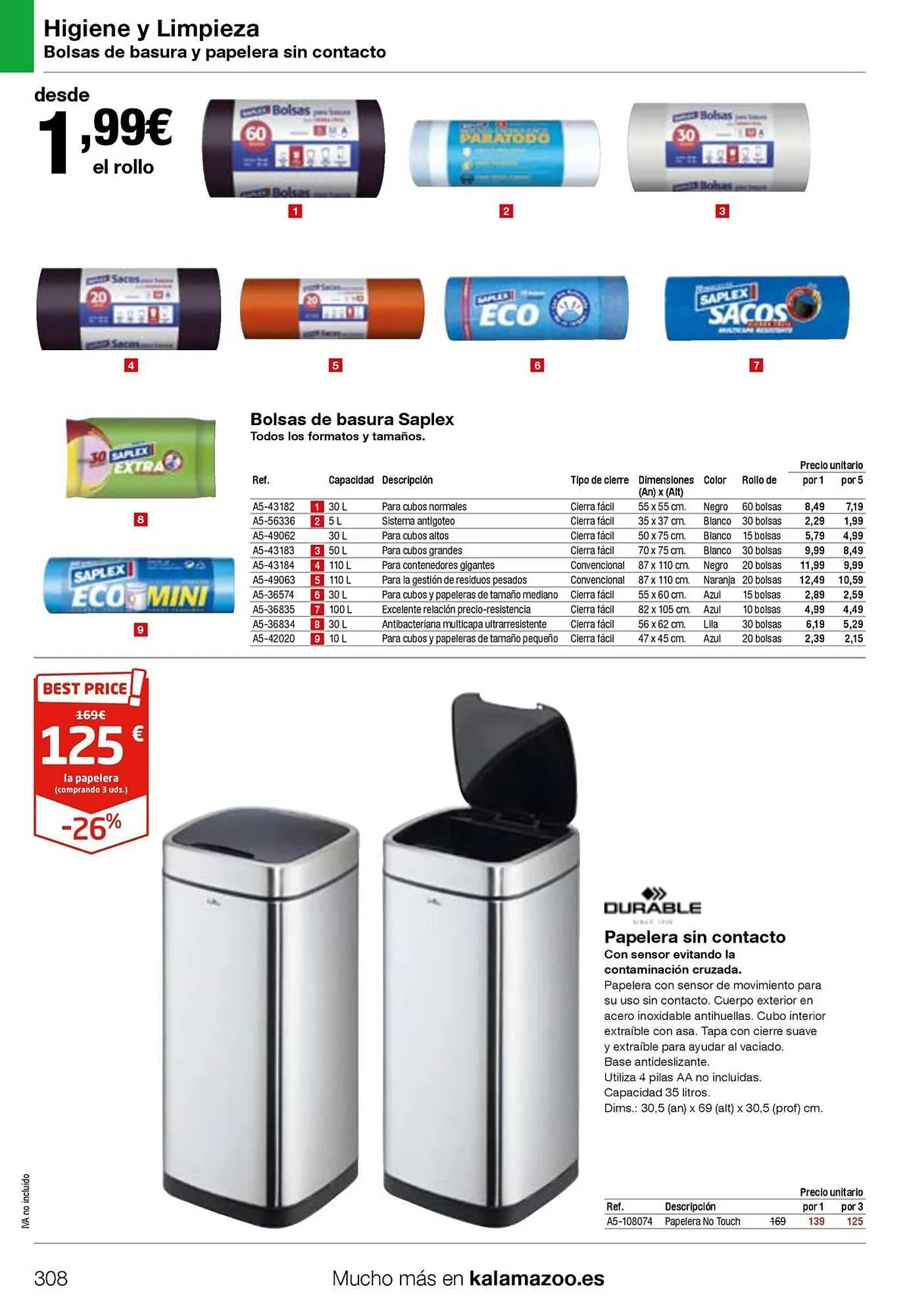 Catálogo de Folleto Staples Kalamazoo 19 de enero al 31 de diciembre 2026 - Página 308