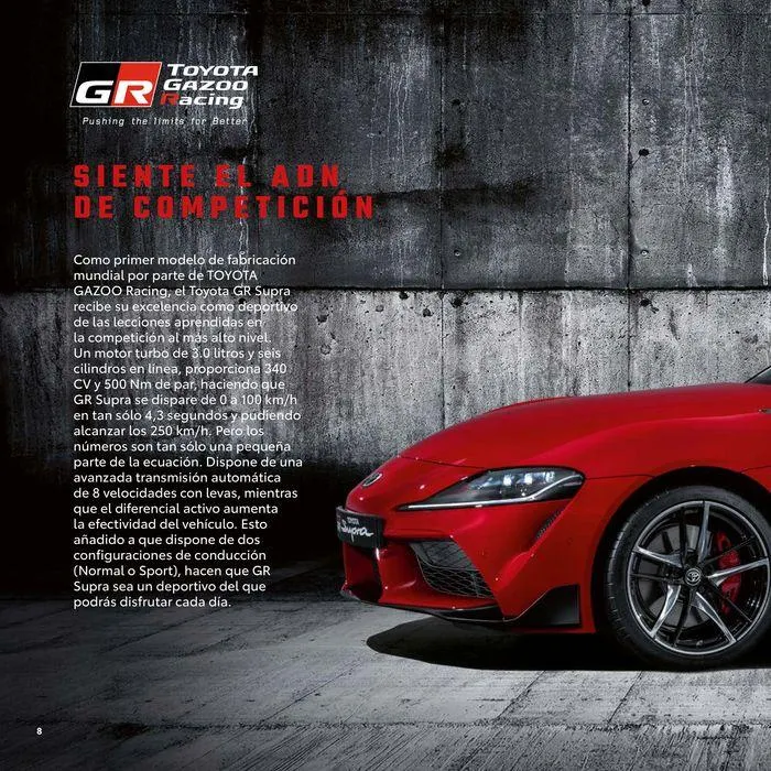 Catálogo de Catálogo GR Supra 26 de junio al 26 de junio 2025 - Página 8