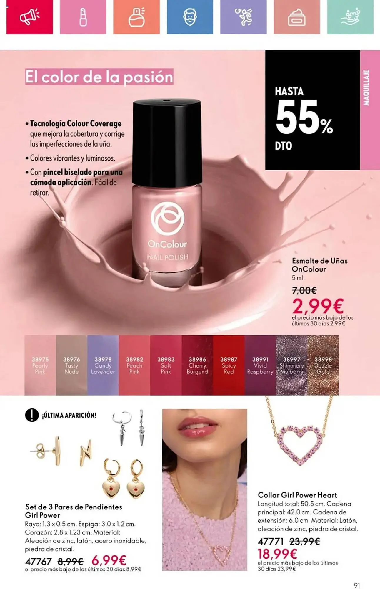 Catálogo de Folleto Oriflame 22 de junio al 12 de julio 2025 - Página 91