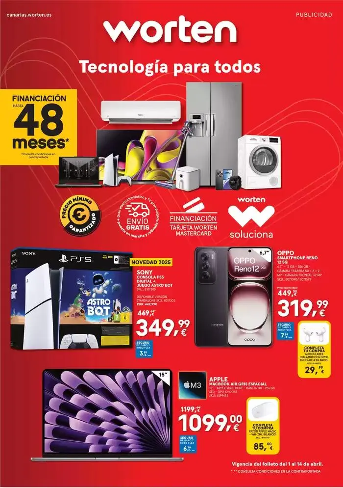 Catálogo de Vigencia del folleto del 1 al 14 de abril 4 de abril al 14 de abril 2025 - Página 1