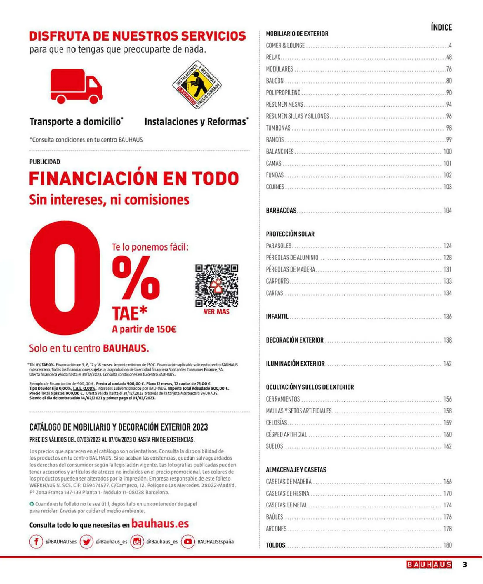 Catálogo de Folleto Bauhaus 7 de marzo al 15 de agosto 2023 - Página 3