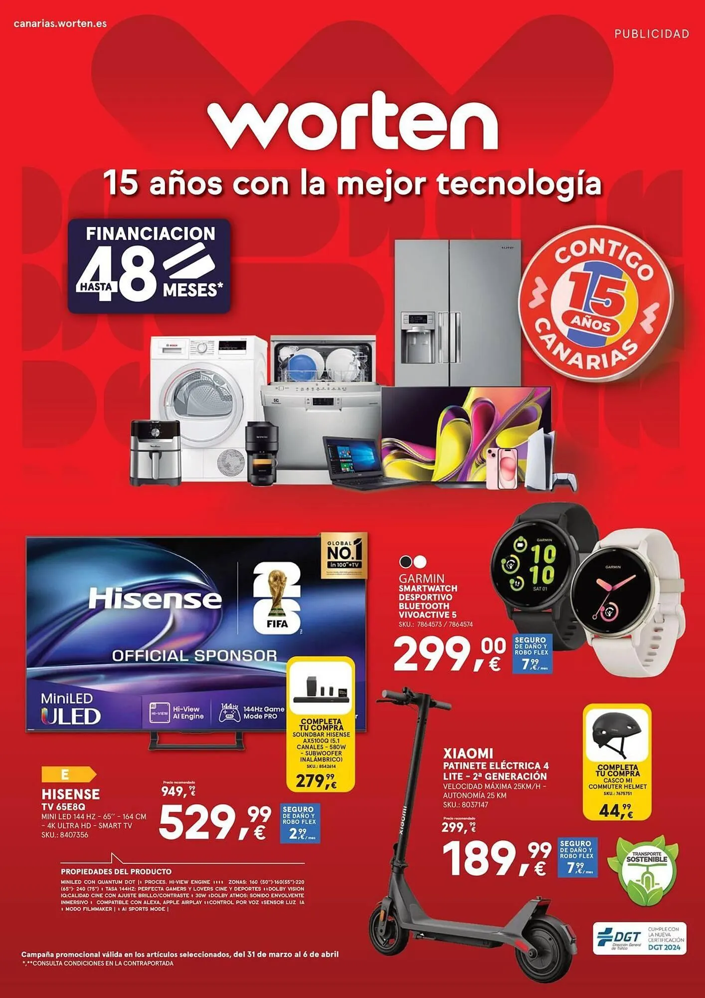 Catálogo de Folleto Worten 2 de abril al 6 de abril 2026 - Página 1