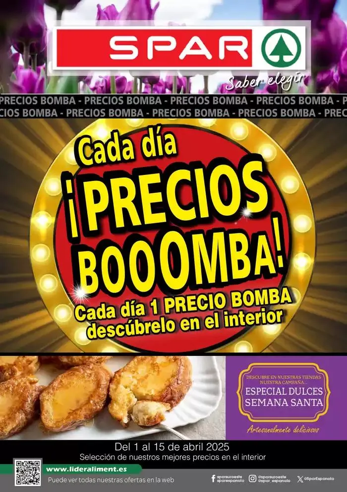 Catálogo de Cada día 1 Precio Bomba descúbrelo en el interio 1 de abril al 15 de abril 2025 - Página 1
