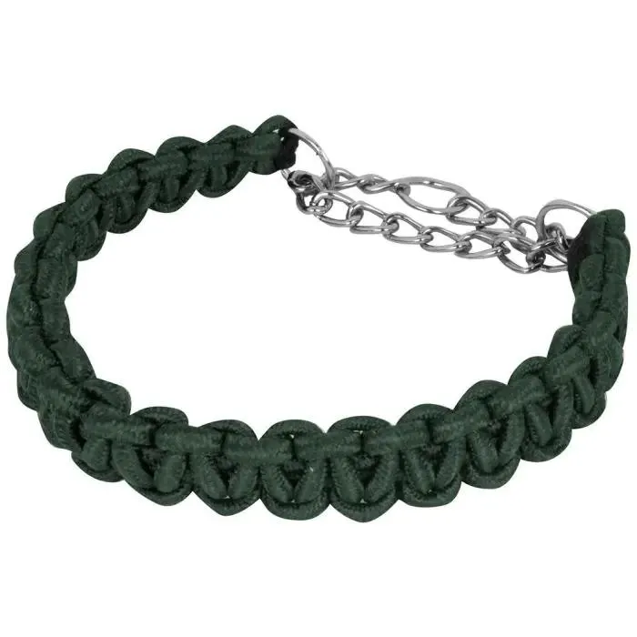 HU Collar Educativo Trenzado con Cadena Verde