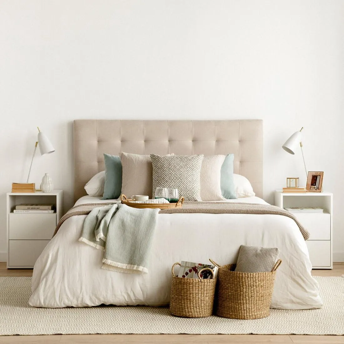 Cabecero tapizado personalizable