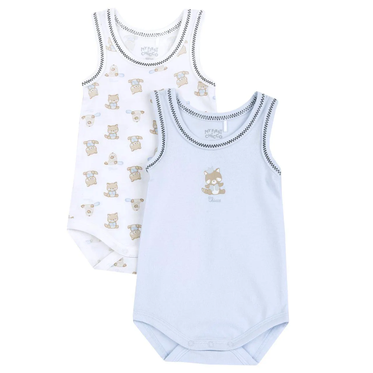 Conjunto 2 bodies tirantes azul