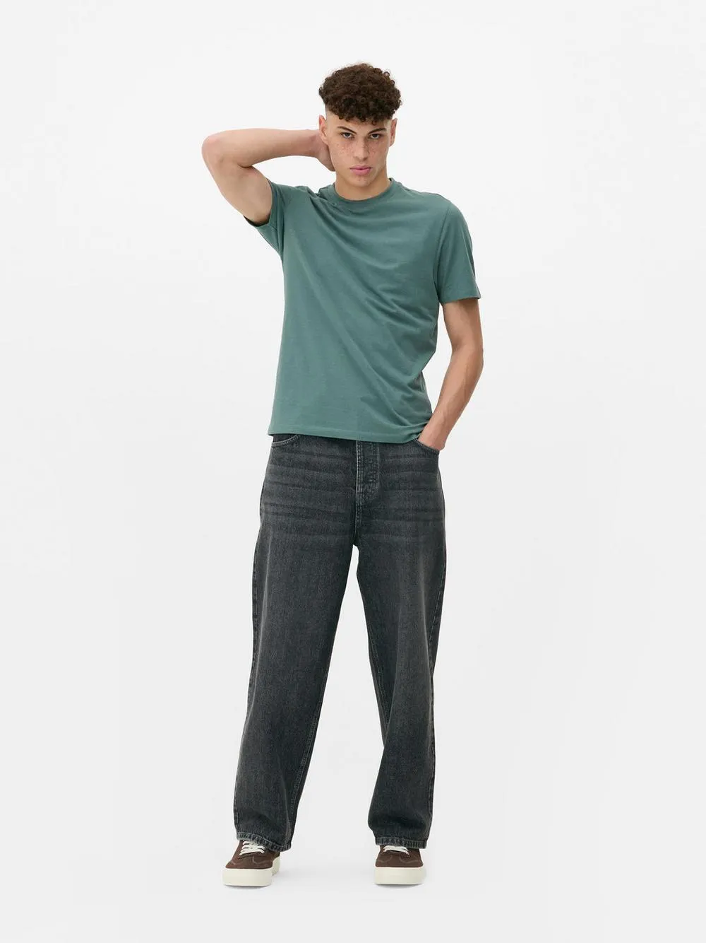 Camiseta de algodón entallada