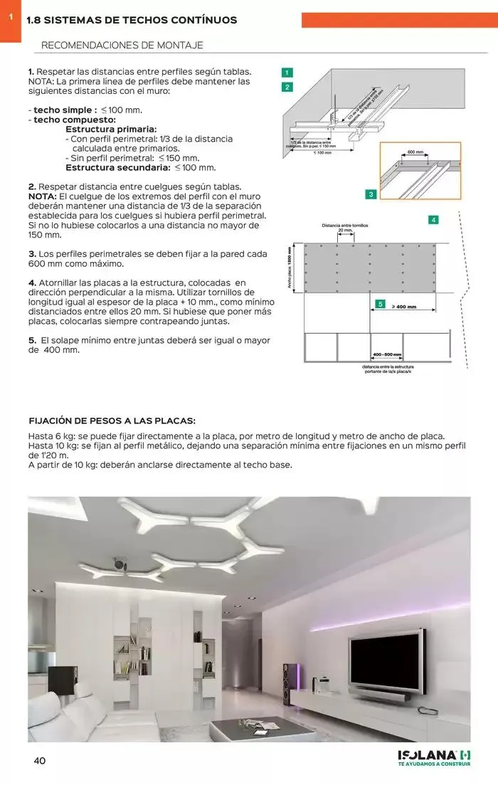 Catálogo de PLACA DE YESO LAMINADO – TARIFA ISOLANA 31 de marzo al 31 de marzo 2025 - Página 35