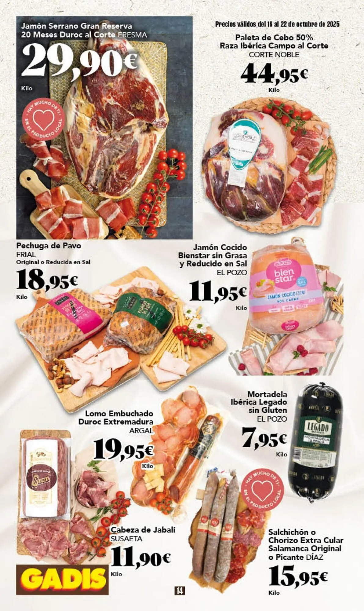 Catálogo de Folleto Gadis 16 de octubre al 22 de octubre 2025 - Página 14