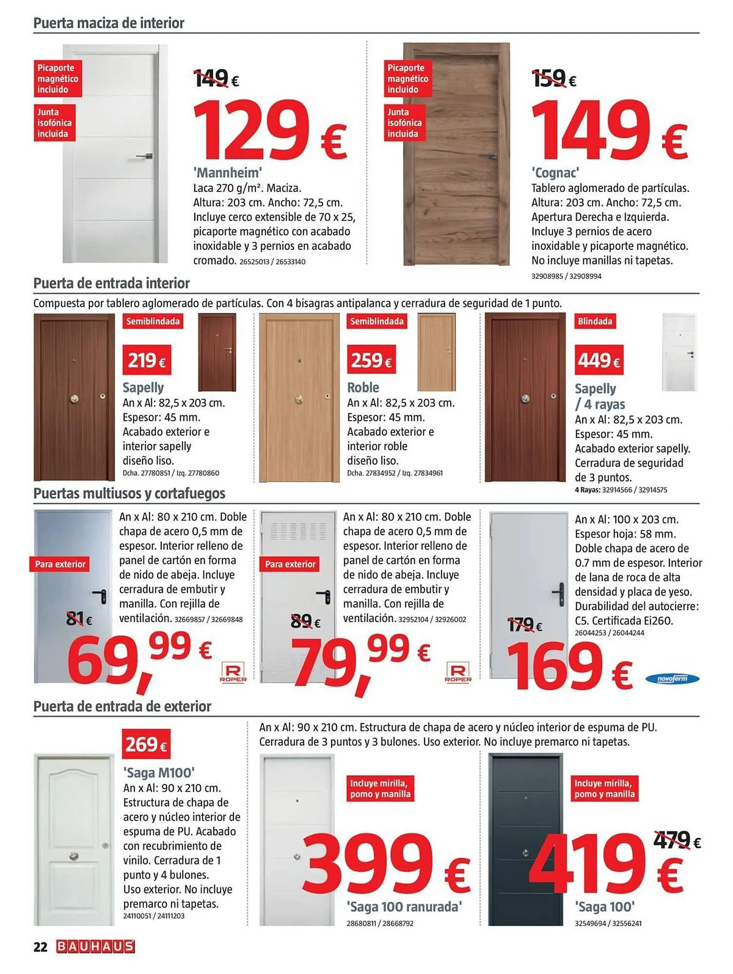 Catálogo de Folleto Bauhaus 24 de julio al 27 de agosto 2025 - Página 22