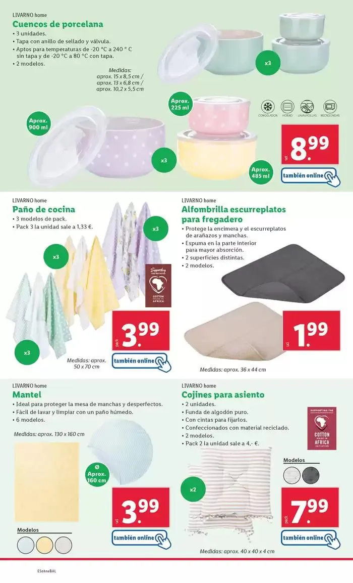 Catálogo de ¡Bazar Lidl! Ofertas válidas del 31/03 al 06/04 31 de marzo al 6 de abril 2025 - Página 8