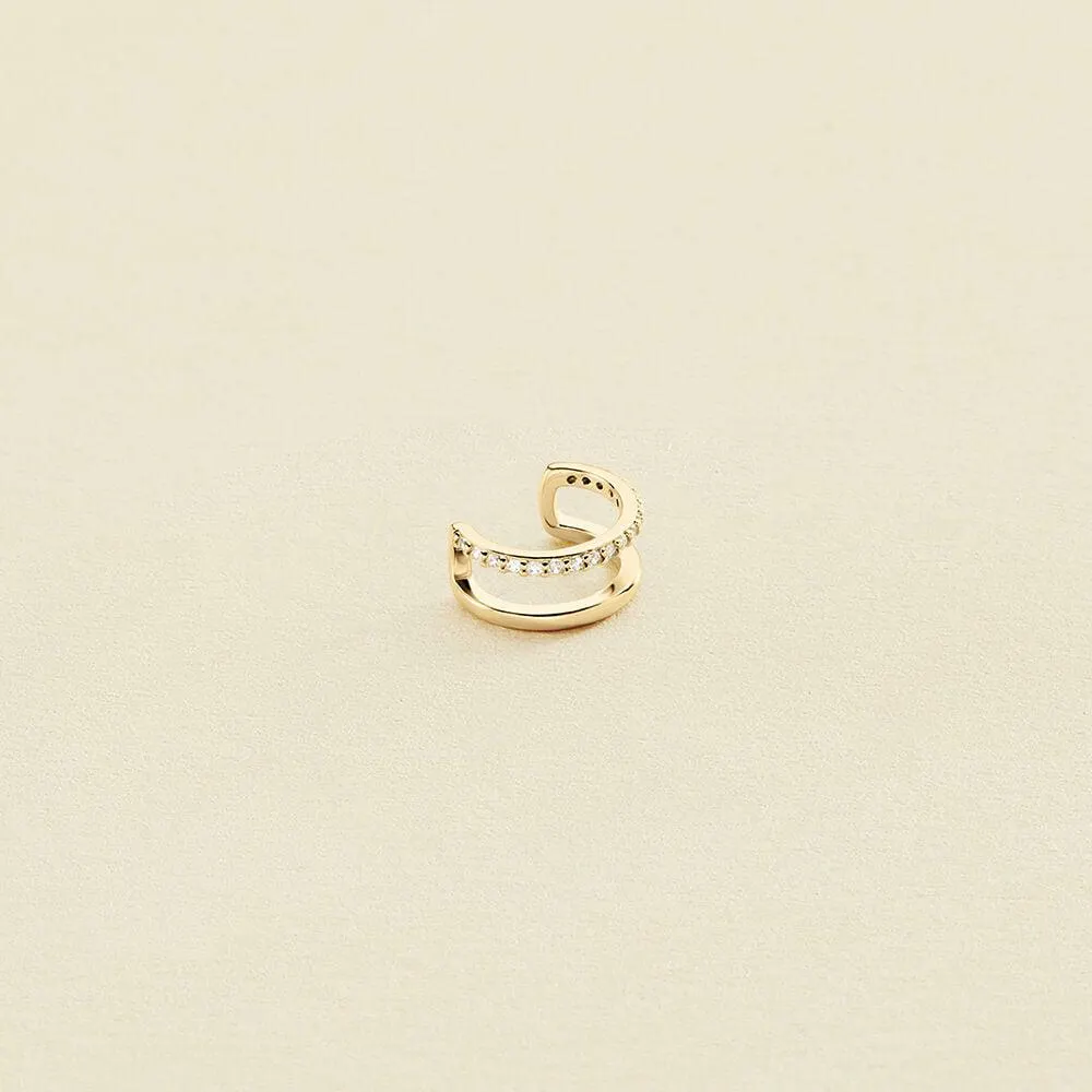 Falso piercing MIX & MATCH - Cristal / Dorado