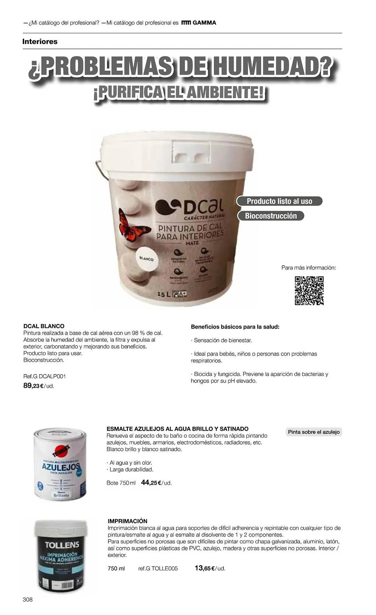 Catálogo de Folleto Grup Gamma 1 de febrero al 31 de diciembre 2023 - Página 310