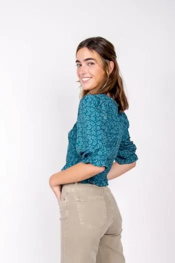 BLUSA MAYKA PETROLEO