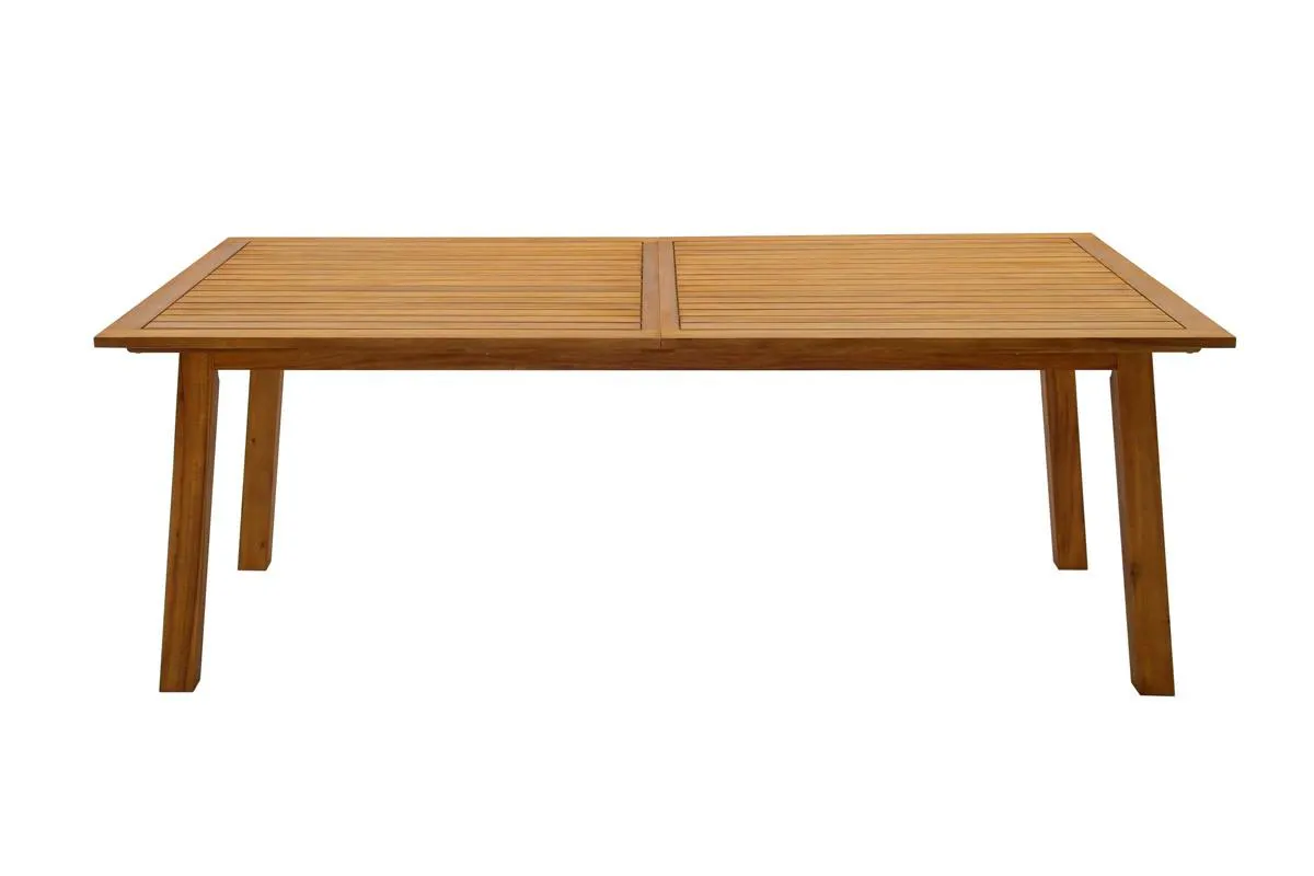Mesa de jardín extensible de madera maciza 210-300 cm MAYEL