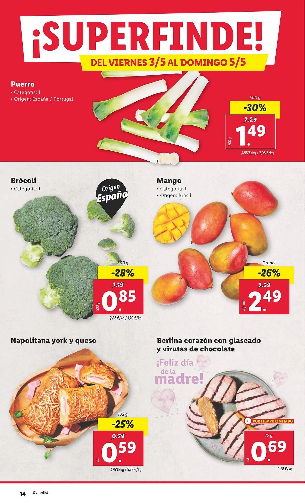 Catálogo de Folleto Lidl 29 de abril al 5 de mayo 2024 - Página 14