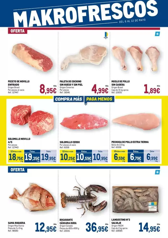 Catálogo de Makro Fresco Canarias 6 de mayo al 12 de mayo 2025 - Página 1