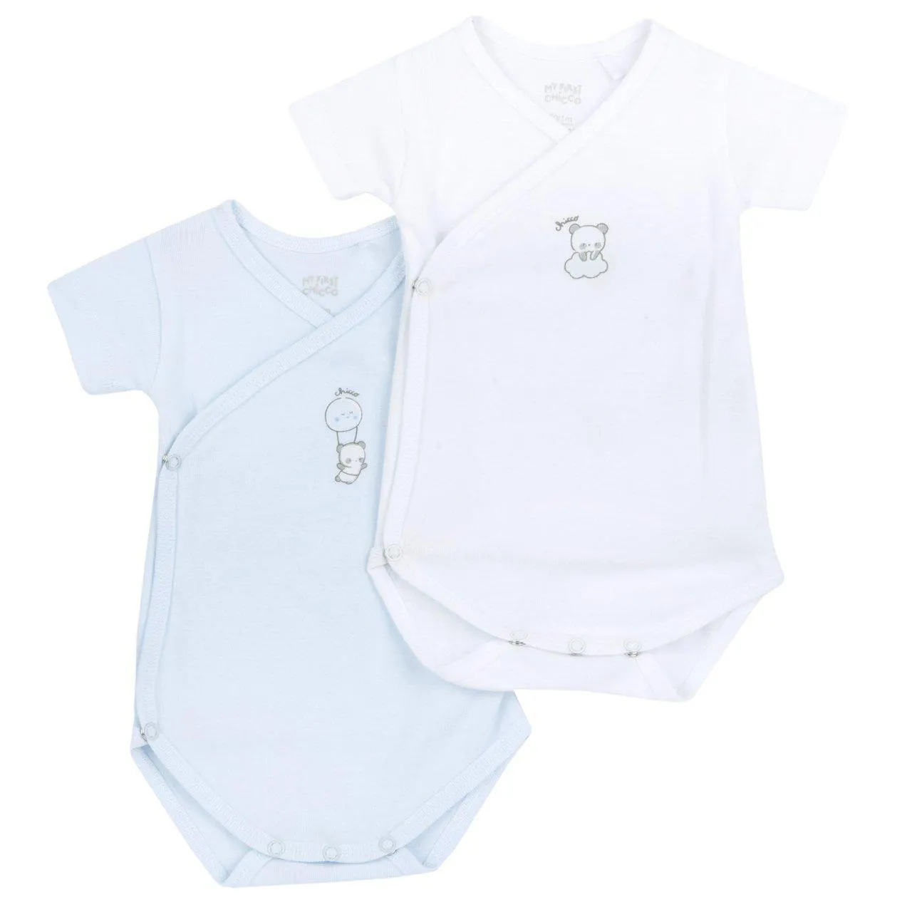 Juego de 2 bodies apertura frontal azul