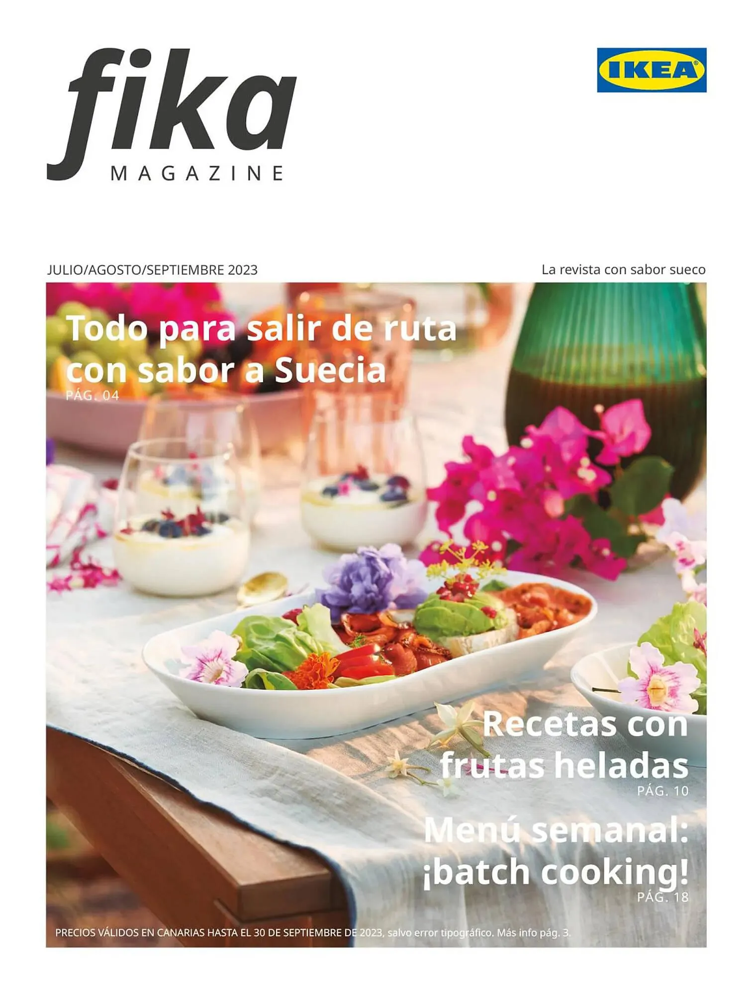 Catálogo de Folleto IKEA 1 de julio al 30 de septiembre 2023 - Página 1