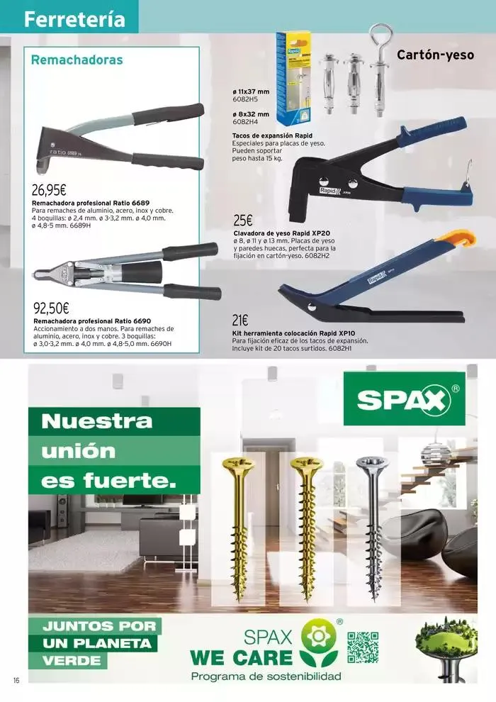 Catálogo de Renovación y mantenimiento del hogar 1 de enero al 31 de diciembre 2025 - Página 16