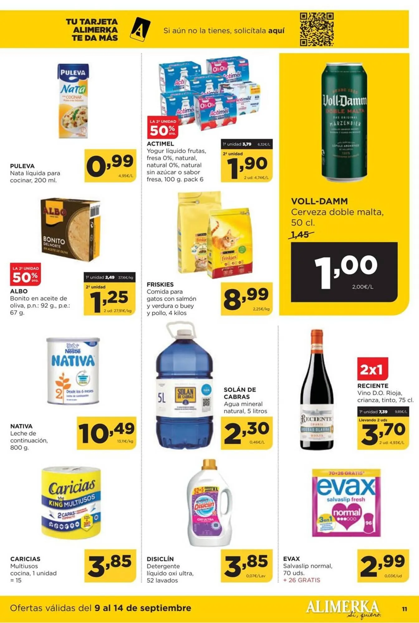 Catálogo de Folleto Alimerka 9 de septiembre al 14 de septiembre 2025 - Página 11