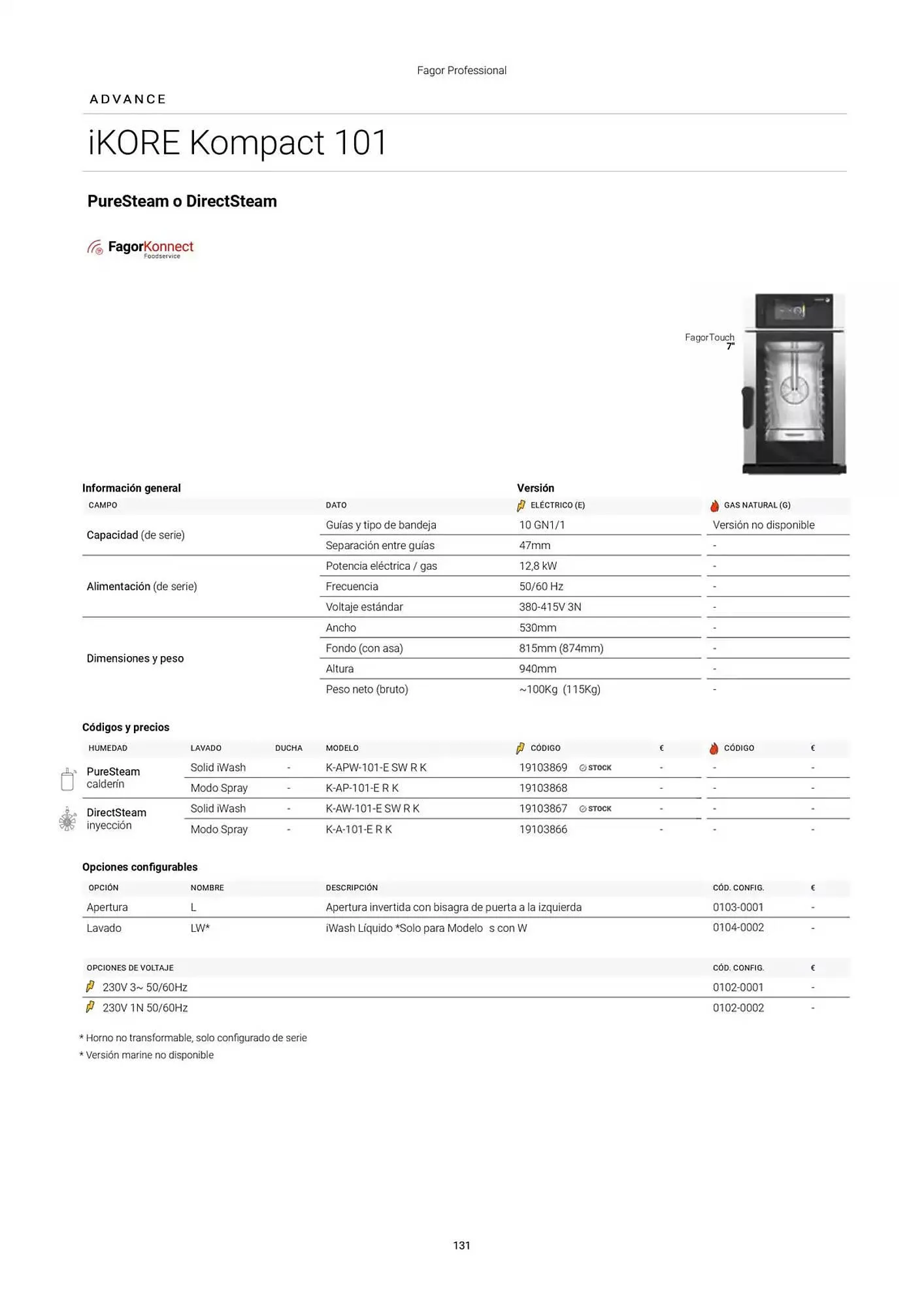 Catálogo de Folleto Fagor 3 de marzo al 1 de enero 2026 - Página 132
