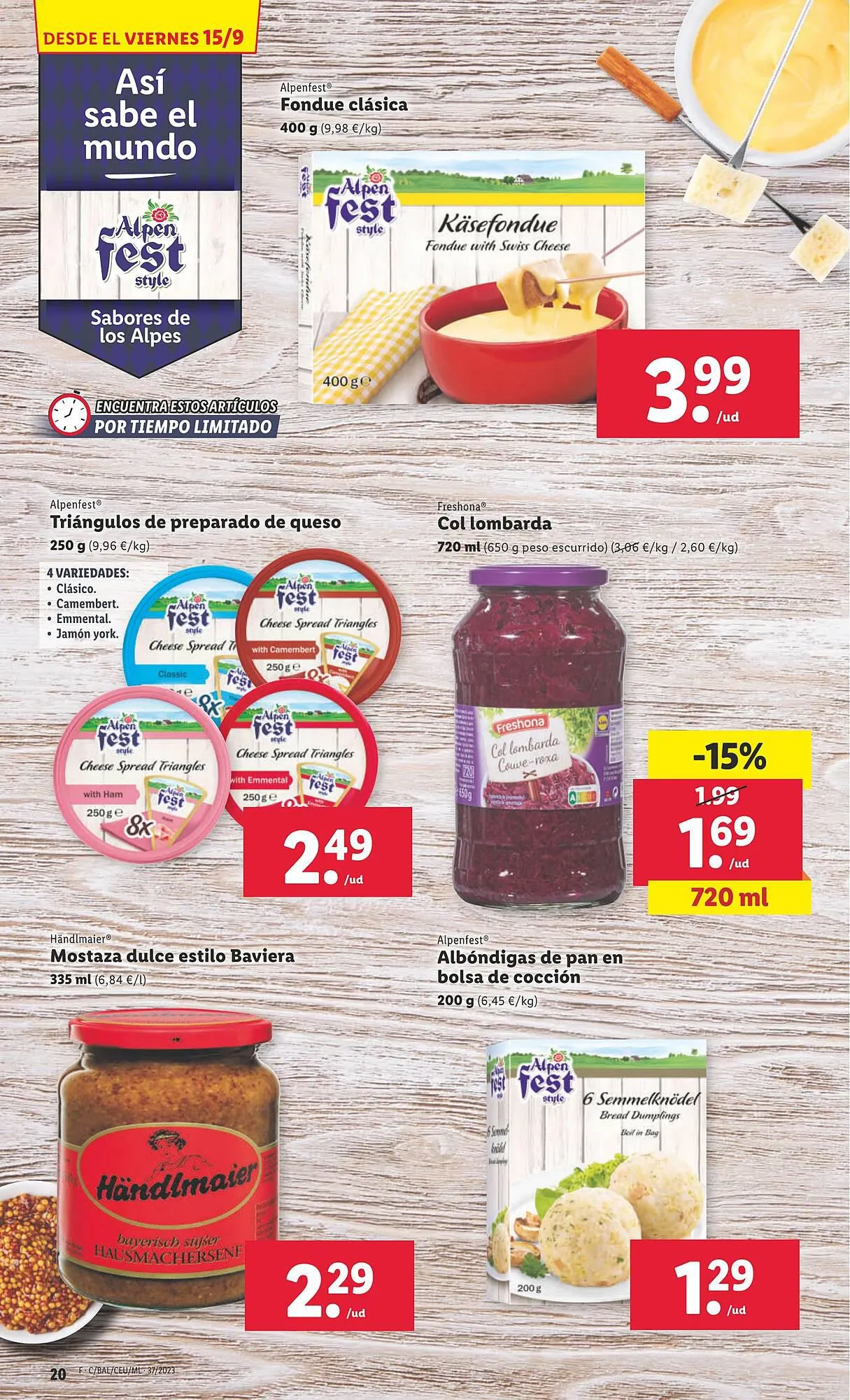 Catálogo de Folleto Lidl 11 de septiembre al 17 de septiembre 2023 - Página 40