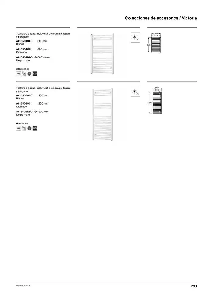 Catálogo de Colecciones de Baño, Muebles y Accesorios 9 de enero al 31 de diciembre 2025 - Página 295