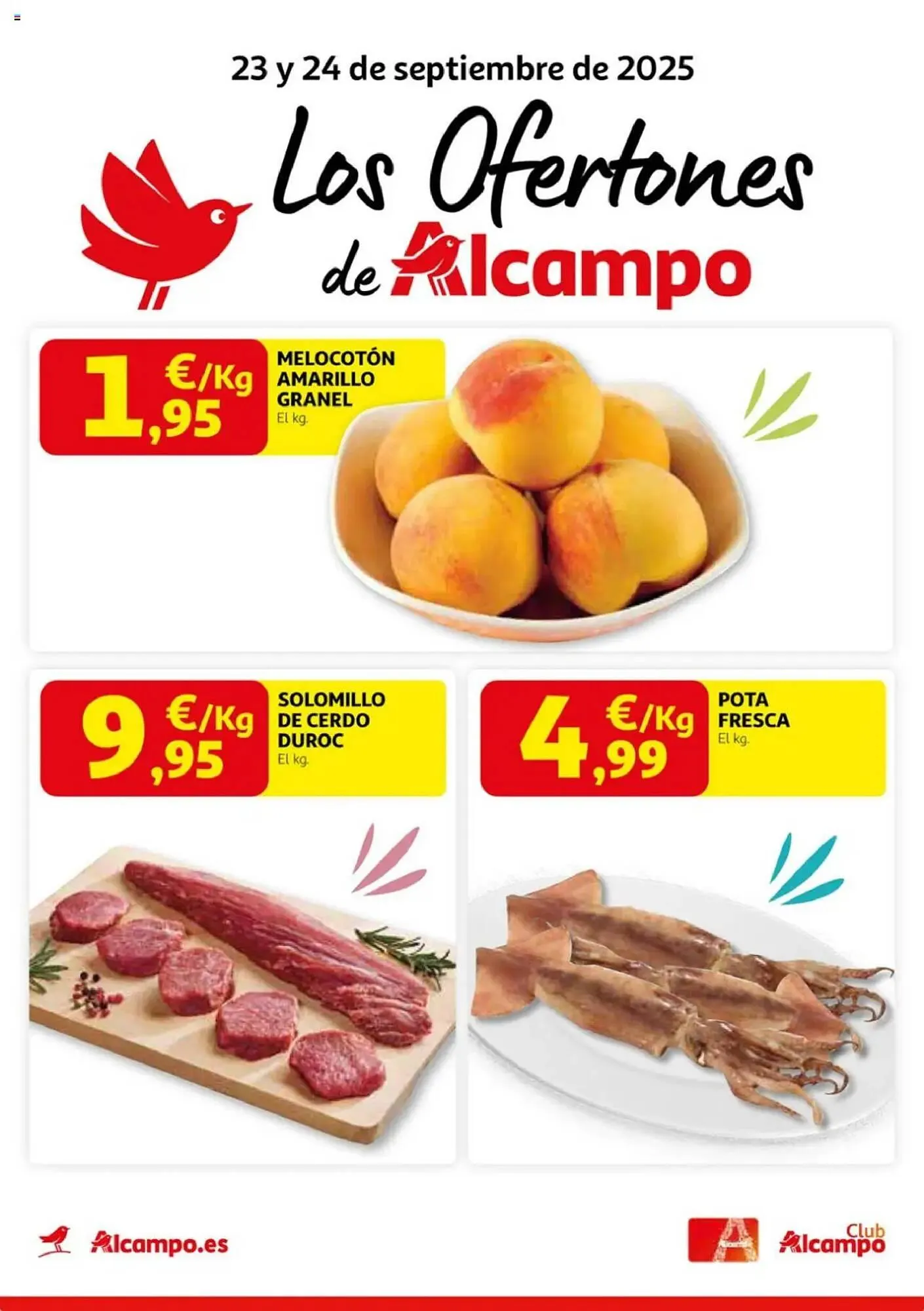 Catálogo de Folleto Alcampo 23 de septiembre al 24 de septiembre 2025 - Página 1