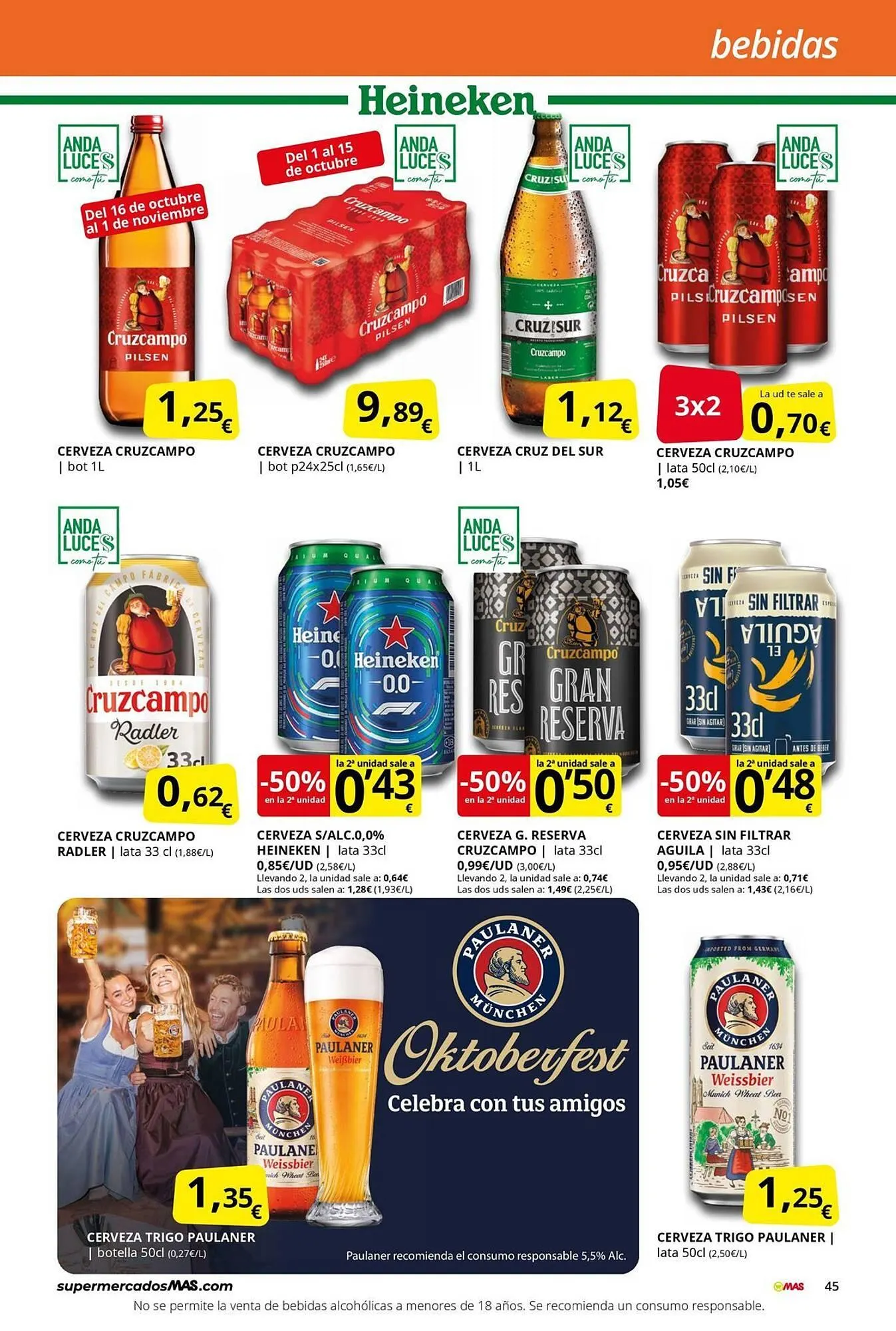 Catálogo de Folleto Supermercados MAS 2 de octubre al 30 de octubre 2025 - Página 45
