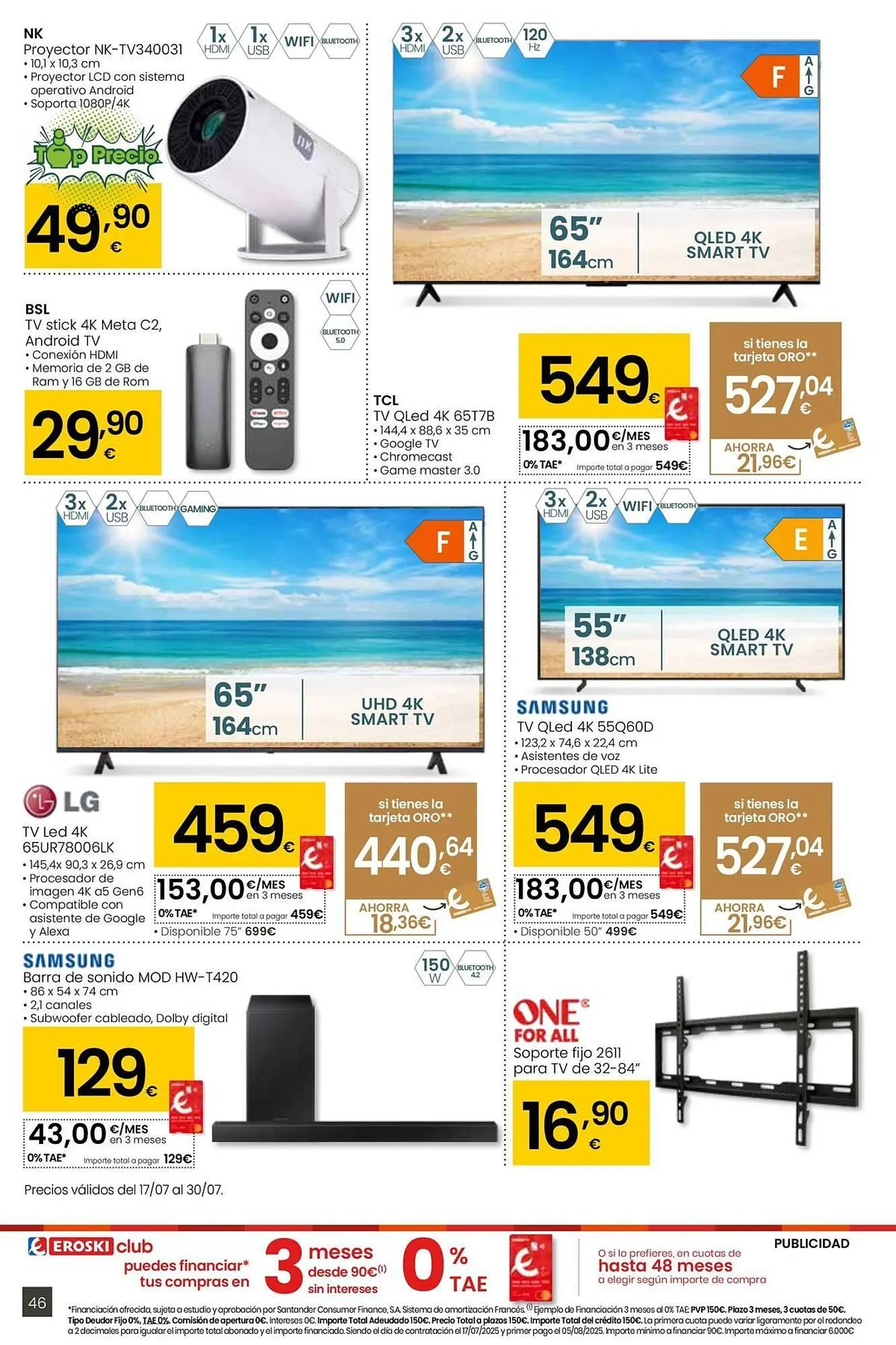 Catálogo de Folleto Eroski 17 de julio al 29 de julio 2025 - Página 46