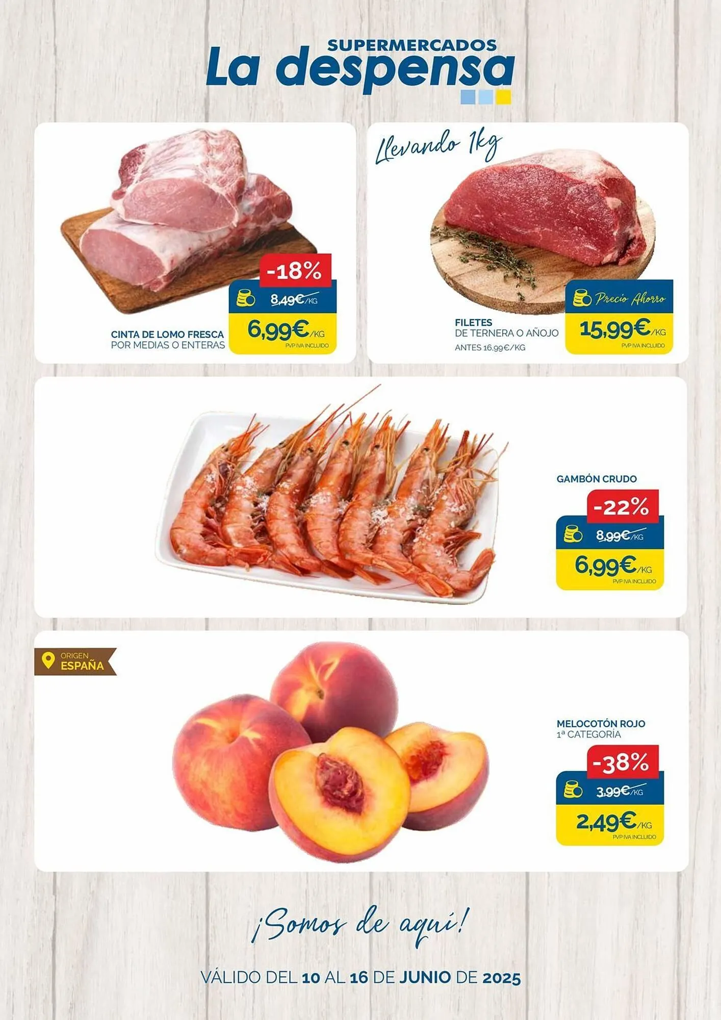 Catálogo de Folleto Supermercados La Despensa 10 de junio al 16 de junio 2025 - Página 1