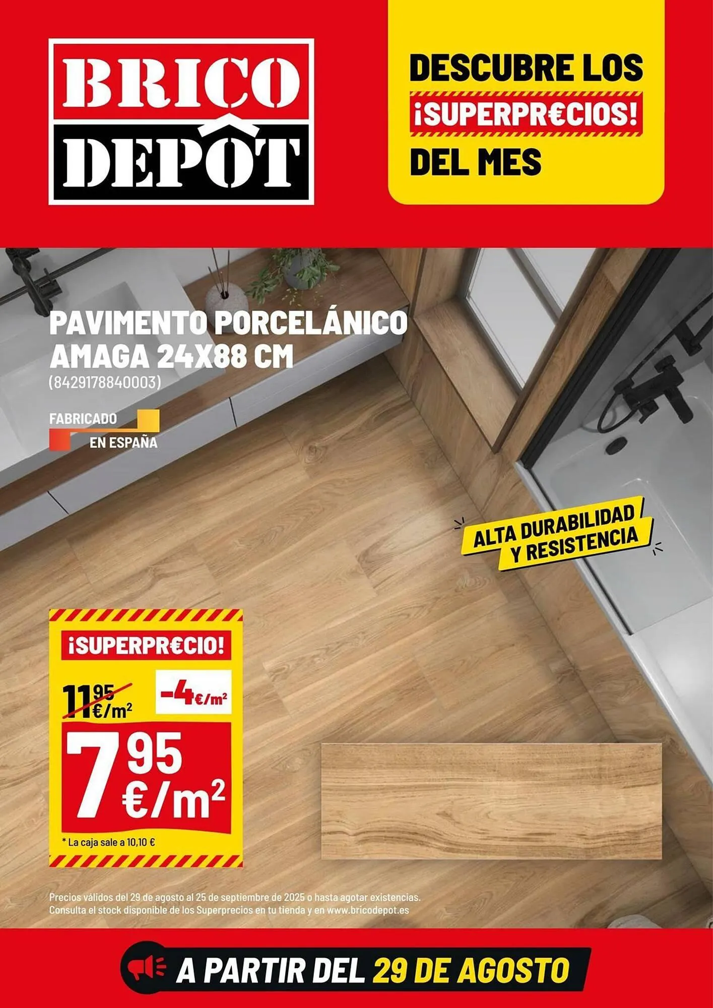 Catálogo de Folleto Brico Depôt 29 de agosto al 25 de septiembre 2025 - Página 1