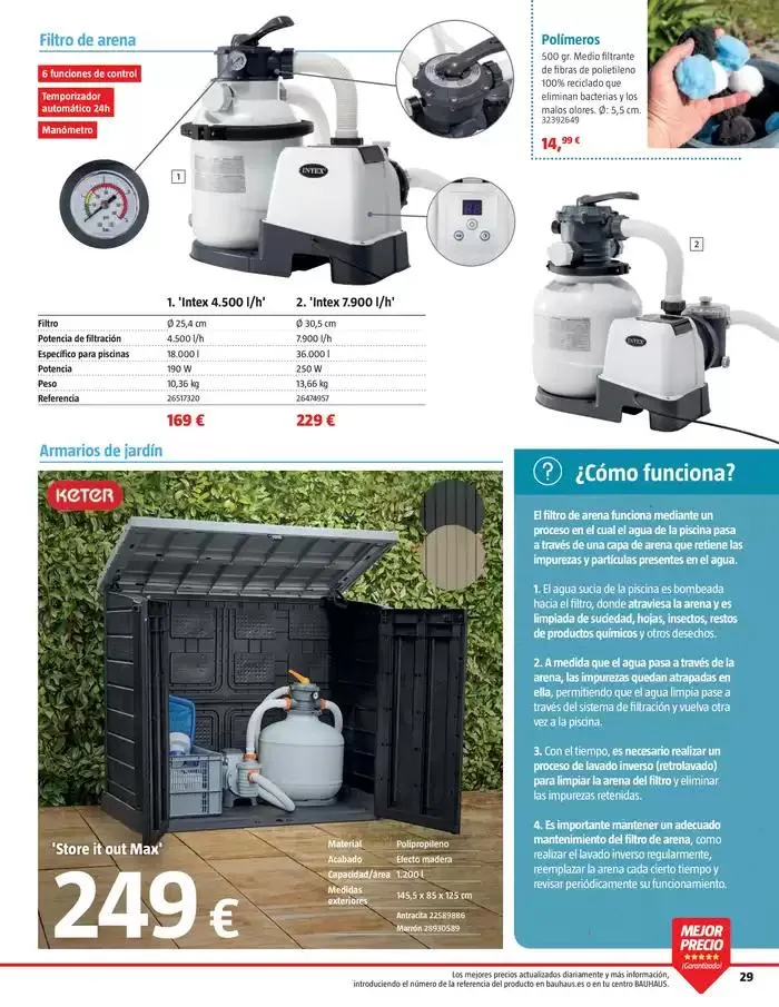 Catálogo de Piscinas, spa, limpieza y Mantenimiento 8 de mayo al 7 de junio 2025 - Página 29