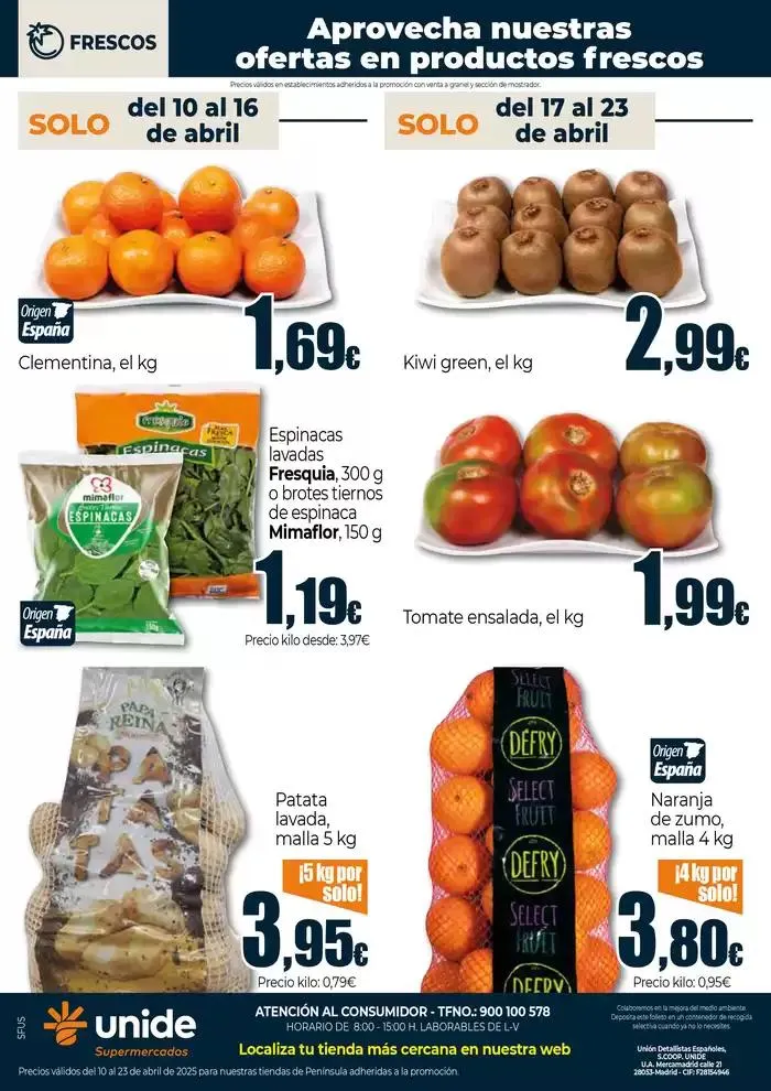 Catálogo de Máximo Ahorro en UNIDE Supermercados 10 de abril al 23 de abril 2025 - Página 4