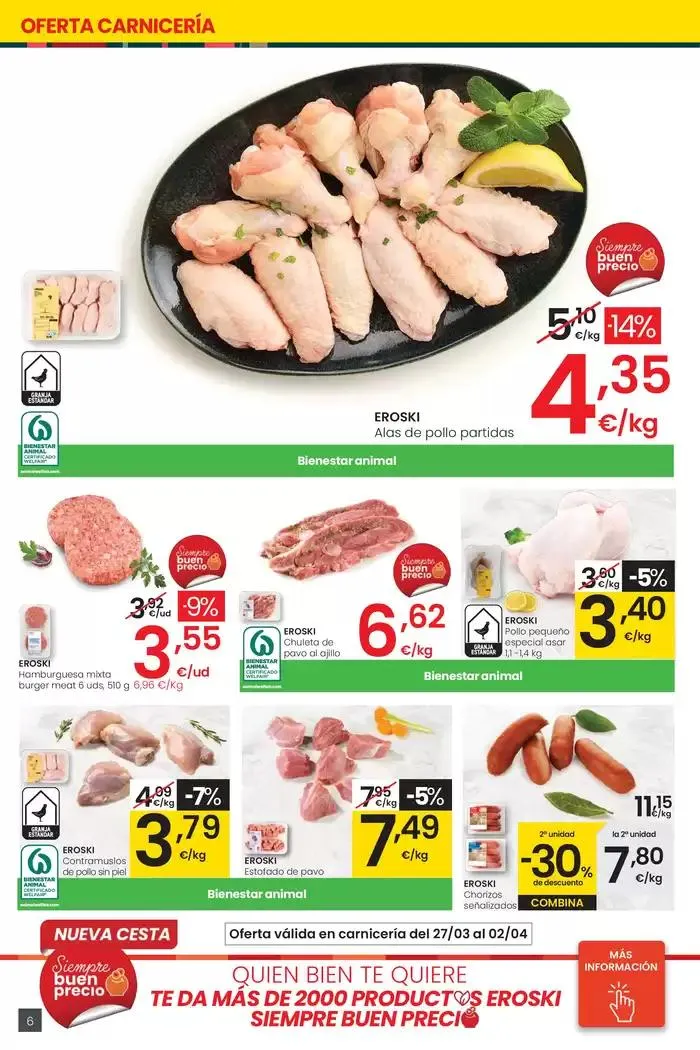 Catálogo de Precio más bajo EROSKI CENTER 27 de marzo al 8 de abril 2025 - Página 6