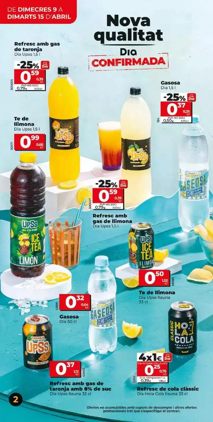 Catálogo de El teu nou Dia del 09/04 al 15/04 9 de abril al 15 de abril 2025 - Página 2
