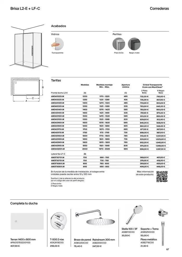 Catálogo de Mamparas de Baño 9 de enero al 31 de diciembre 2025 - Página 69