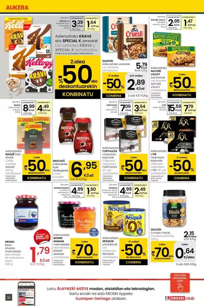 Catálogo de AUKERA OFERTA EROSKI CENTER 2 de mayo al 13 de mayo 2025 - Página 16