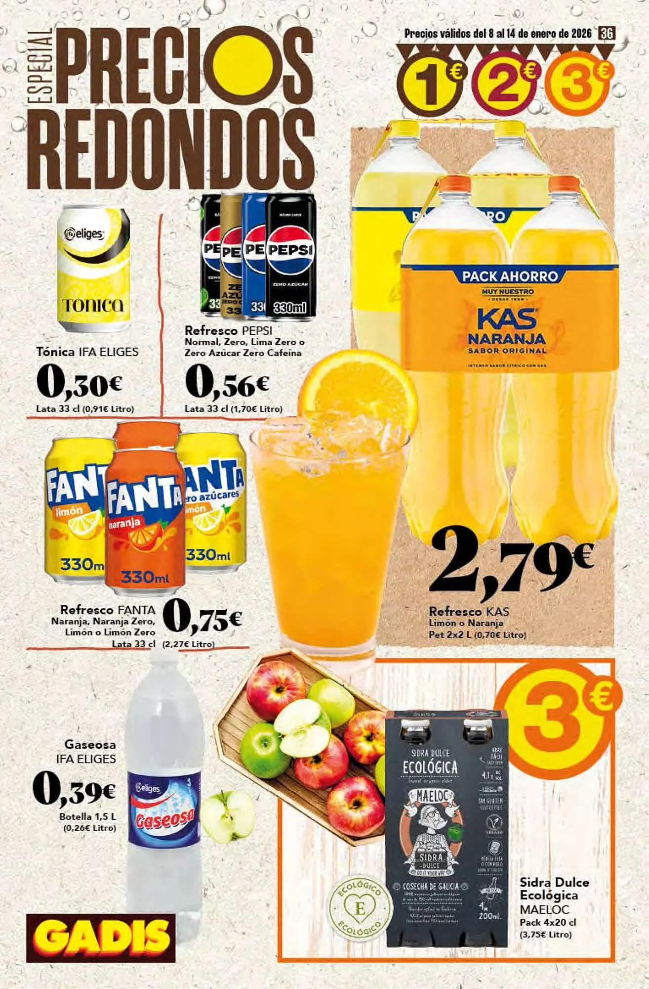 Catálogo de Folleto Gadis 8 de enero al 14 de enero 2026 - Página 36