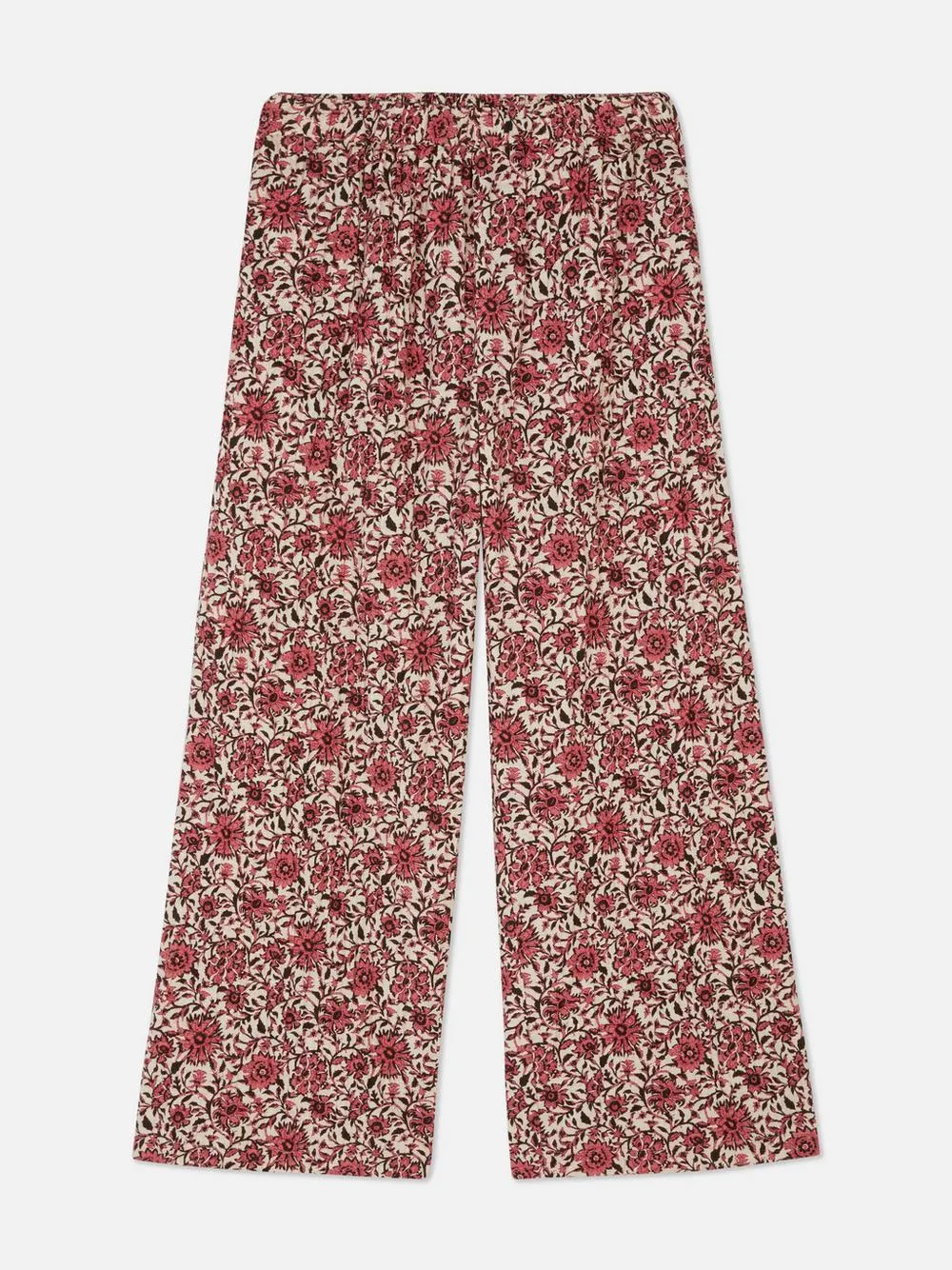 Pantalones de patchwork floral