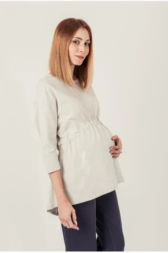 CAMISETA PREMAMÁ OVERSIZED MANGA 3/4